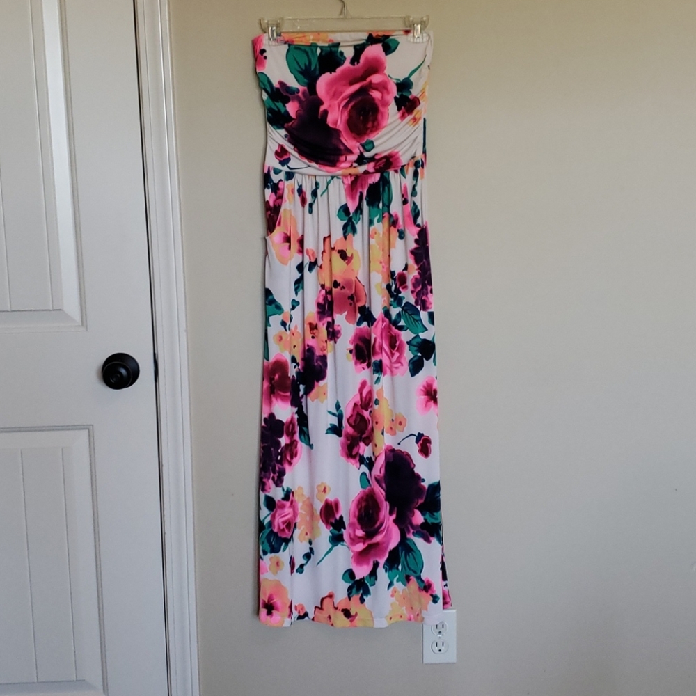 Floral maxi dress